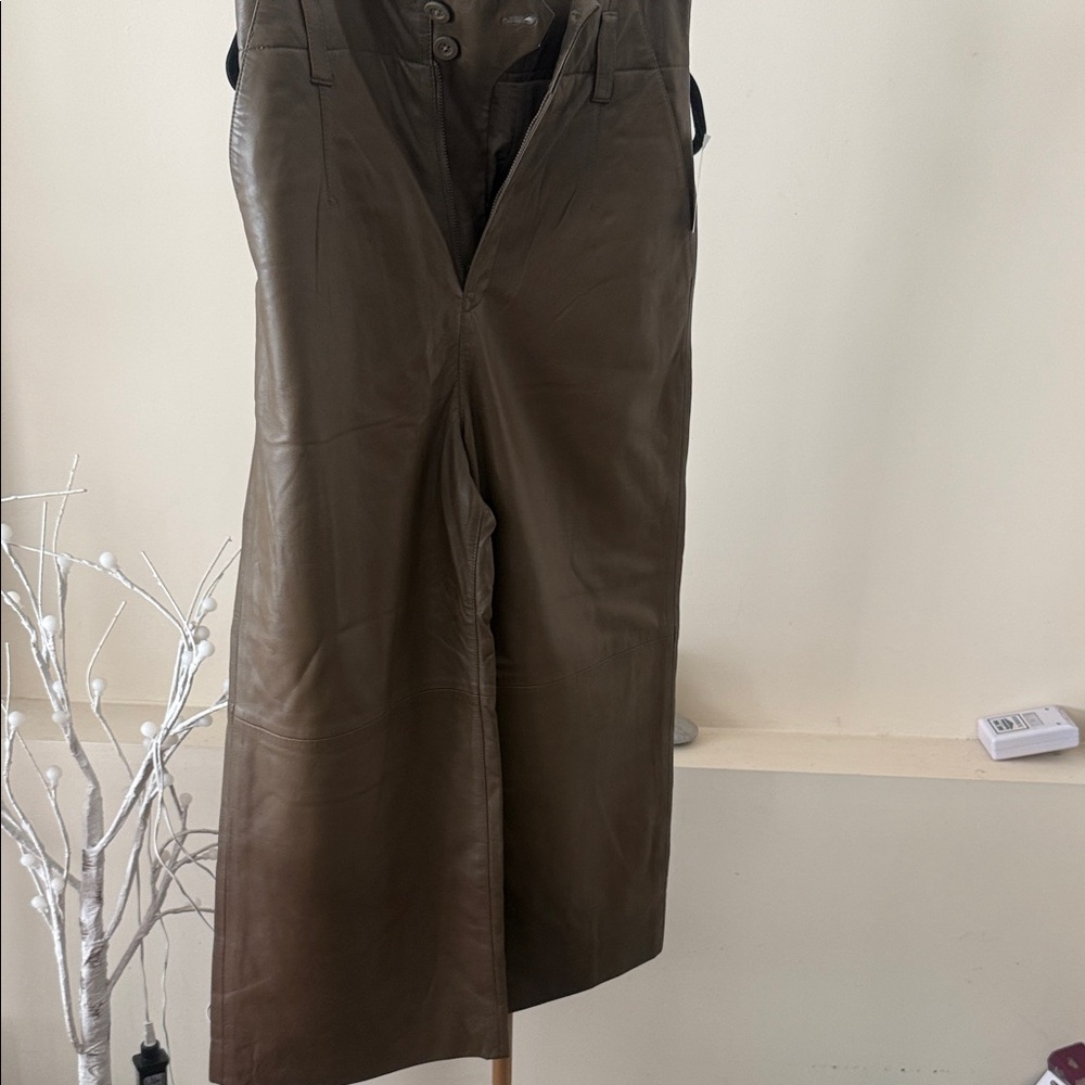 joie women’s Leather crop  Pants